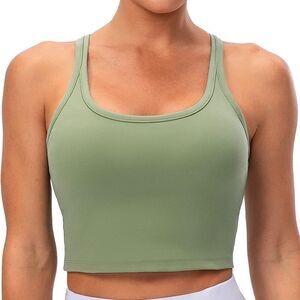 Lavento Olive Green Tank Top NWOT